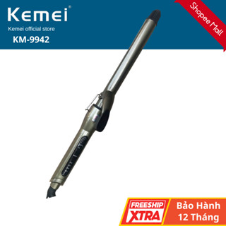 Máy Uốn Tóc Cao Cấp Kemei KM-9942 Điều chình 4 Mức Nhiệt Độ Bảo Hành Chính Hãng 12 Tháng
