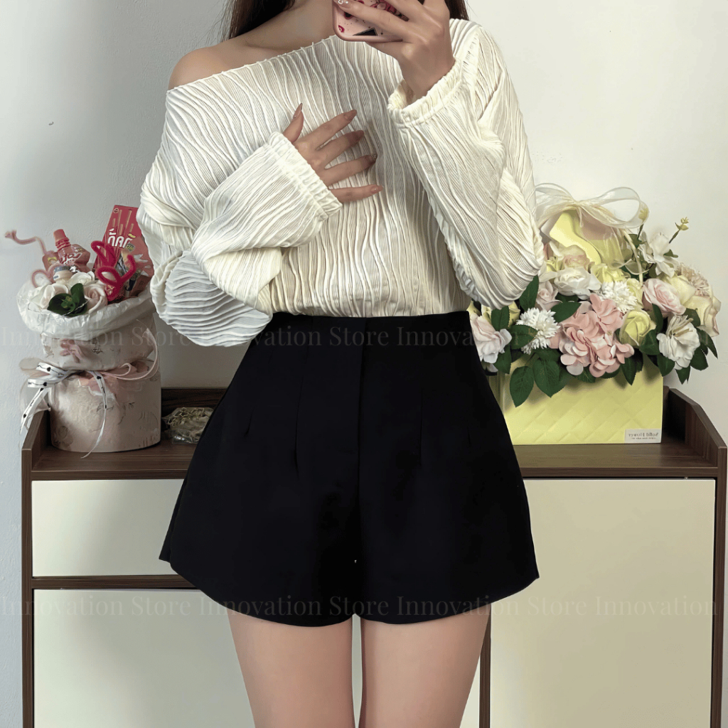 Quần Short Đùi 2 Lớp BIG SIZE Cạp Siêu Cao, Sooc Nữ Ngắn Vải Kaki Giãn Chuẩn Form Loại 1 TA-95 | BigBuy360 - bigbuy360.vn