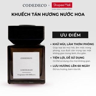  Tinh dầu khuếch tán Sả Chanh CODEDECO Lemongrass 100ml từ thiên nhiên hương thơm nhẹ nhàng 