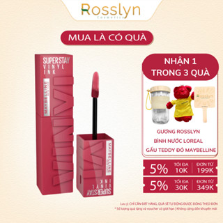 Son Bóng Maybelline New York Superstay Vinyl Ink 4.2ml Bền Màu Nhẹ Môi Rosslyn