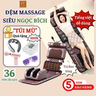 Đệm masage toàn thân ngọc bích ZLIFE Z99, Nệm mát xa cổ vai gáy hồng ngoại giảm đau mỏi hiệu quả