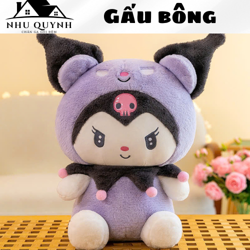 Gấu Bông Kuromi, Melody, Cinnamoroll Capybarra Nhiều Màu Sắc Xinh Xắn Làm Quà Tặng Dễ Thương Cho Bé