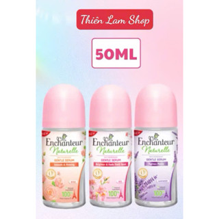 Lăn khử mùi thiên nhiên Enchanteur Naturelle (khử mùi đến 72H) - Giúp sáng da, mờ thâm, se khít lỗ chân lông - Chai 50ml