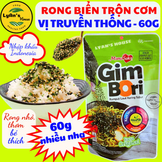   Nhập Khẩu  RONG BIỂN TRỘN CƠM Ofood Indonesia  Gim Bori  Vị Truyền Thống Bulgogi MamaSuka 60g rong biển ăn liền 