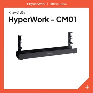 Khay đi dây bàn làm việc HyperWork CM-01 – Kẹp cố định dây điện, setup góc PC gọn gàng chuyên nghiệp