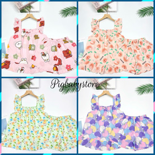 Đồ Bộ Lanh Nữ, Đồ Tole Nữ Mặc Nhà Ngủ Dây Bản Cánh Tiên 40-75kg Có Bigsize - Pigbabystore