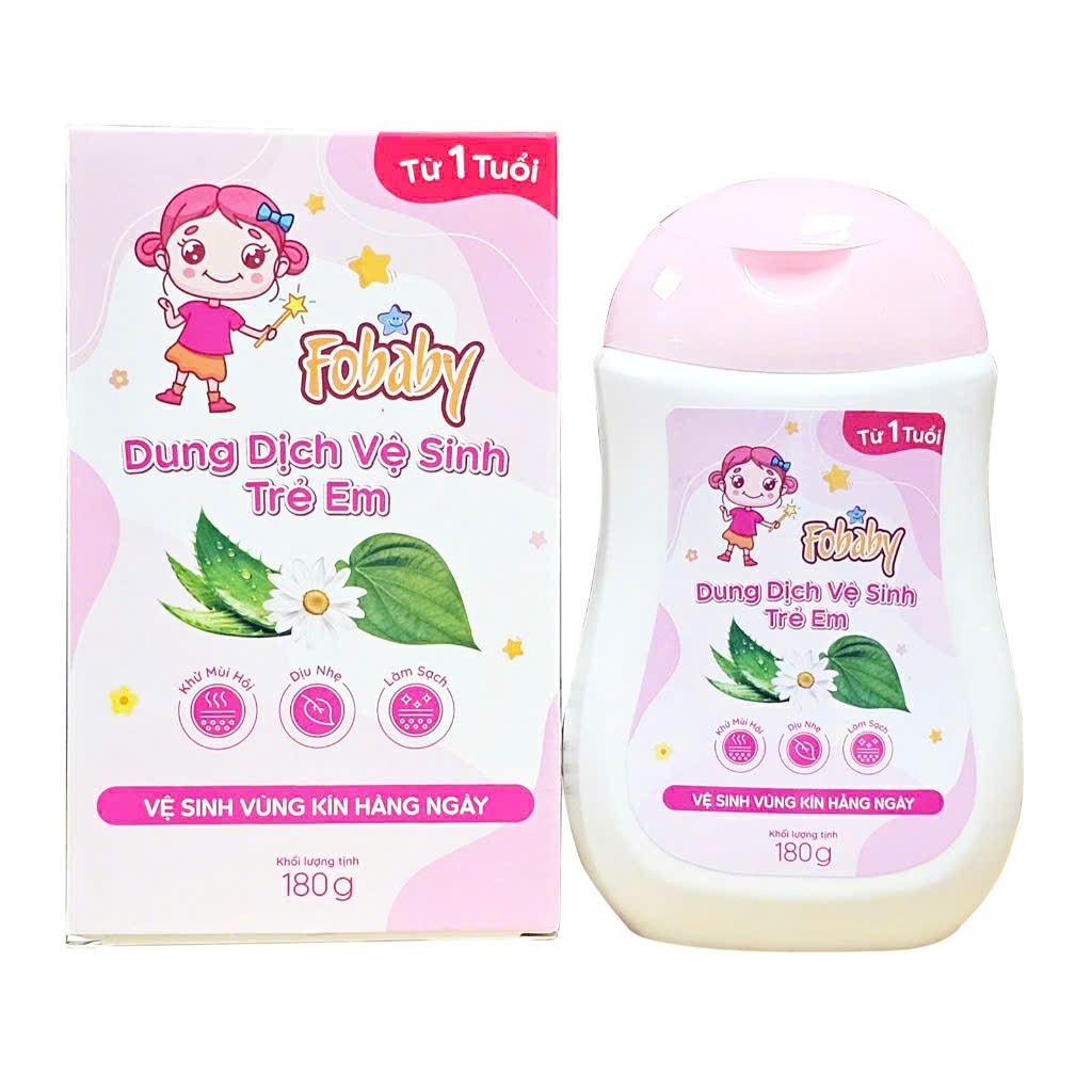Dung Dịch Vệ Sinh Cho Trẻ Từ 1 Tuổi Fobaby Fobelife