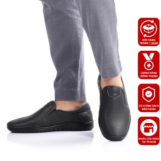 HỒNG THẠNH - Giày Lười Nam Da Thật Cao Cấp Giày Mềm Dẻo Đế Chống Trơn - 5687