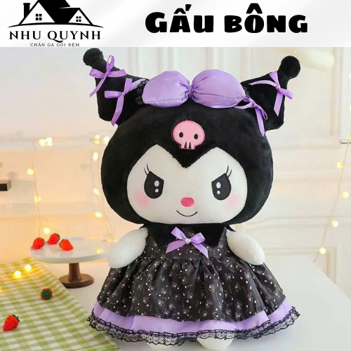 Gấu Bông Công chúa Kurumi váy đen cute sẵn hàng Hàng Nhập Khẩu Siêu Xinh,Siêu Hot