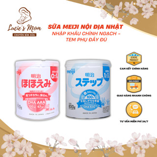 [Date mới] Sữa Meiji Nội Địa Nhật Lon 800g số 0-1 & 1-3 - Sữa Bột Công Thức Hộp 800g