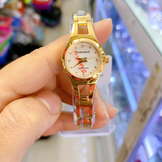 Đồng hồ Sunrise nữ mặt kính Sapphire siêu chống nước chống xước thanh lịch hiện đại công sở nữ tính
