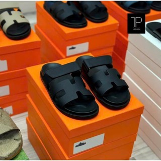  Dép HM Quai Dán  Dép Her.mec Quai Dán Bản Cao Cấp Màu Đen  Xanh  Xám  Nâu ,Be -Tấn Phát Fashion 