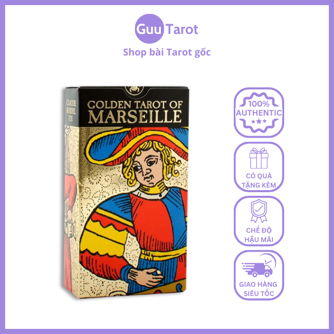 Bộ Bài Golden Tarot of Marseille (Guu Tarot Shop)