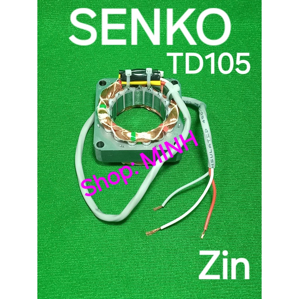 LỐC quạt Senko TD105 zin theo máy – cuồn điện B4-46, phe 20, sa, stator, stato quạt trần đảo Senko