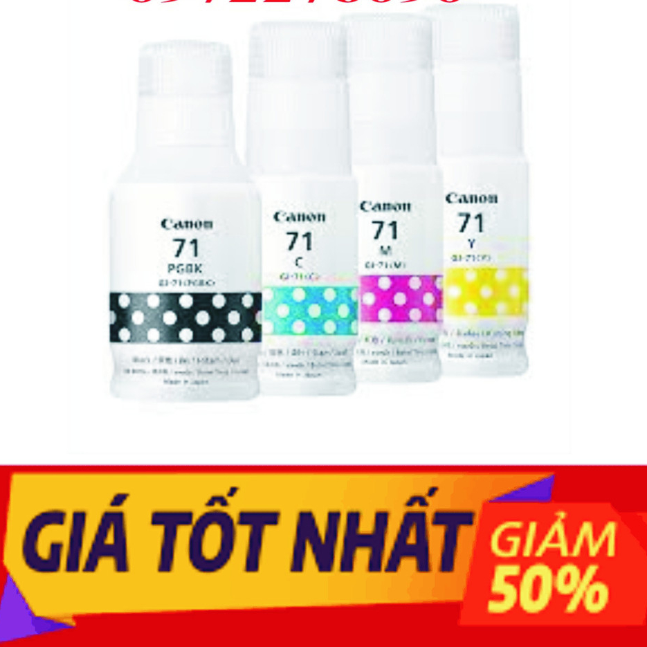 Mực in Canon mã GL71 dùng cho máy in Canon G1020,G2020,G3020 chính hãng