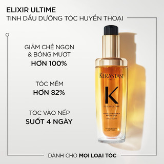 Dưỡng tóc Kera Elixir Ultimate Hydrating Hair Oil - 30ML Fullbox