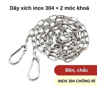  Dây xích inox 304 phơi đồ  dây phơi đồ inox 