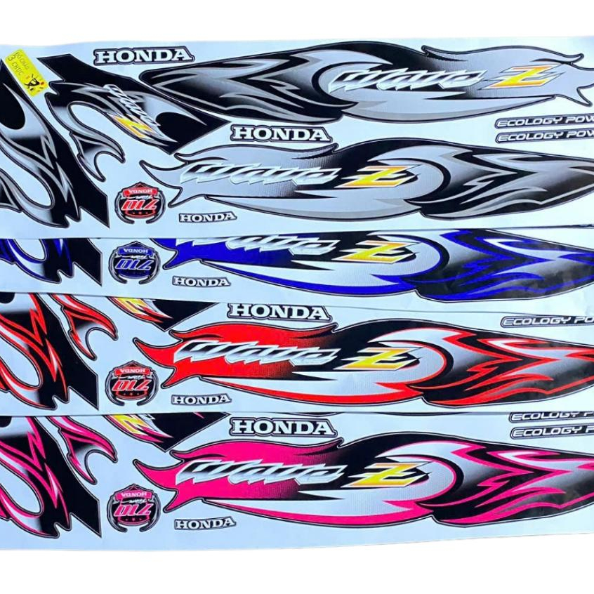 Tem Xe Wave Tem Dán Xe Wave Tem Lửa Wave Chữ Z Dán Cho Wave 50/100/110