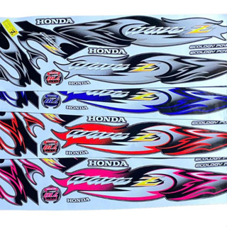  Tem Xe Wave Tem Dán Xe Wave Tem Lửa Wave Chữ Z Dán Cho Wave 50 100 110 