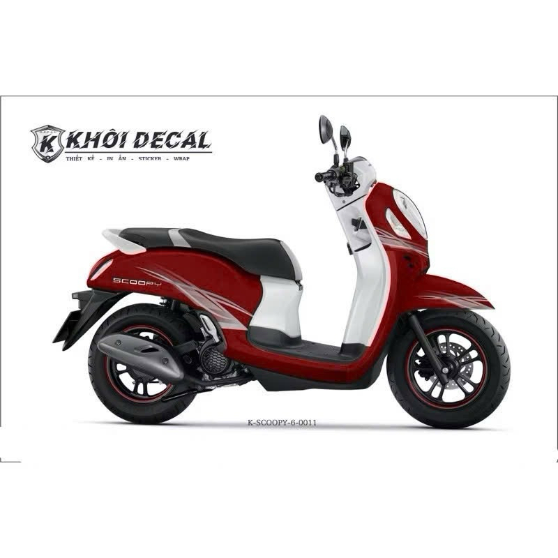 Tem Scoopy decal cao cấp