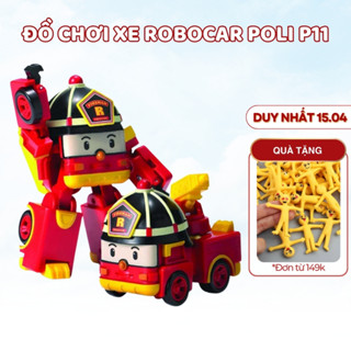 Đồ chơi biến hình biệt đội xe robocar Poli 2 trong 1 giúp cho bé phát triển trí tuệ P11