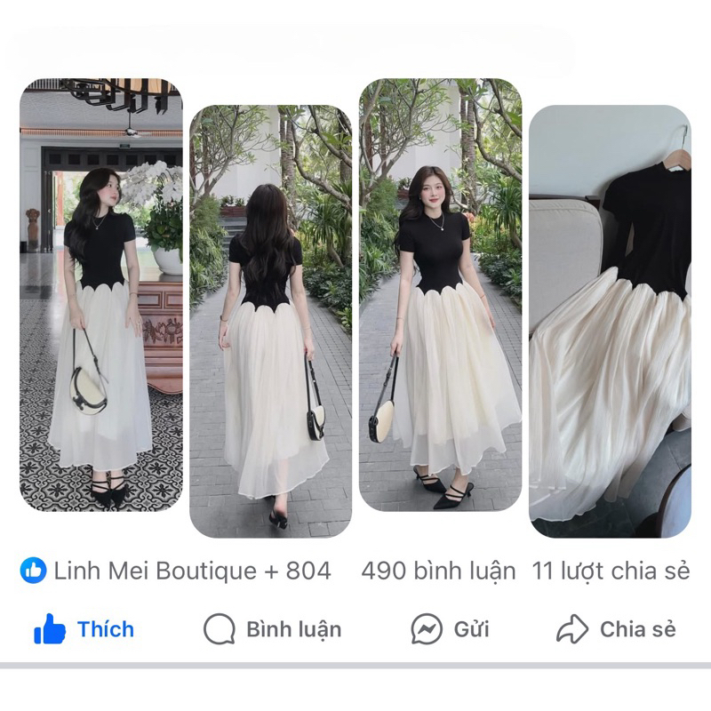 [𝐁𝐞𝐬𝐭 𝐒𝐞𝐥𝐥𝐞𝐫] Váy thiết kế Shi Shang, váy phối tơ xoè uốn sóng có Bigsize | BigBuy360 - bigbuy360.vn
