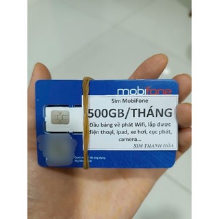 SIM VIETTEL VINAPHONE MOBIFONE 500GB/THÁNG 12T5G125, U1500, 12MDT150 [CÓ ESIM]