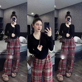 SET ĐỒ NỮ,ĐỒ BỘ NỮ ÁO TAY DÀI VẠT BẦU THUN GÂN TĂM QUẦN DẠ QC _SET VẢI DẠ QC SIÊU ĐẸP THỜI TRANG NỮ L H_XƯỞNG MAY THU LÊ