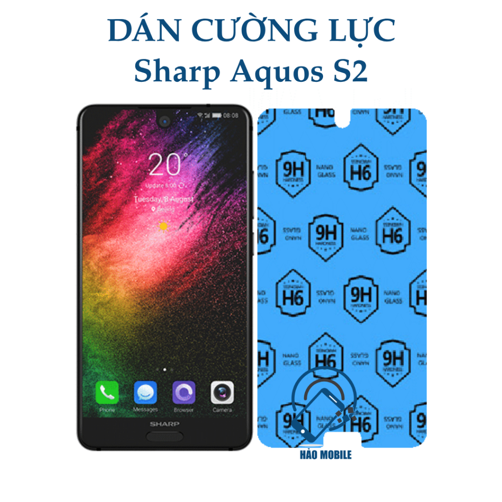 Dán cường lực dẻo nano Sharp Aquos S2 ( chống va đập tốt )