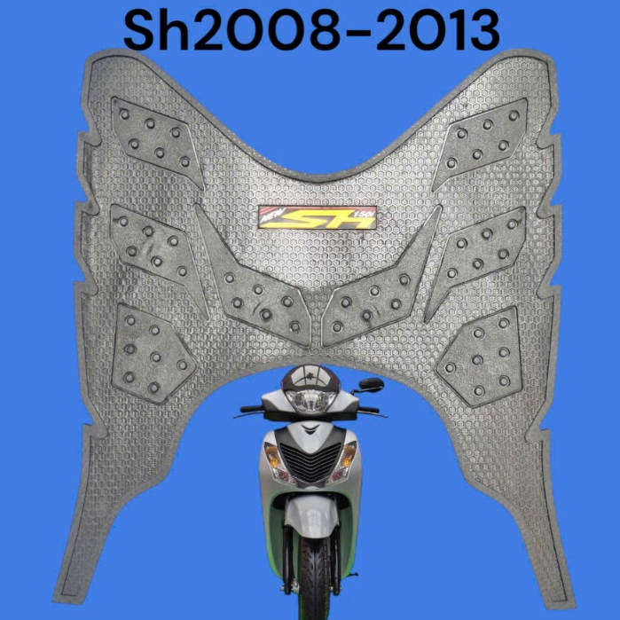 thảm để chân sh ý đời 2008-2013 vuông,thảm lót sàn xe Sh ý,gác chân trước xe sh ý 150cc,thảm lót châ