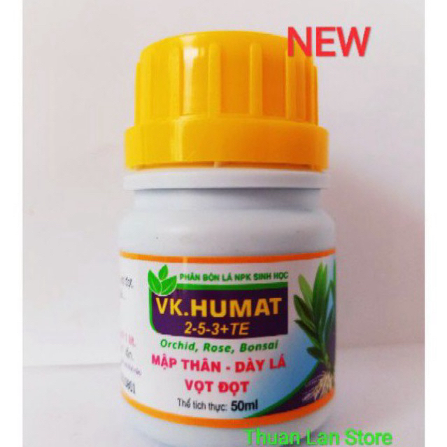 VK.HUMAT - Mập Thân, Dày Lá, Vọt Đọt lọ 50ml