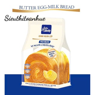  Bánh mì ngàn lớp HANDY vị bơ sữa Tràng An gói 80gr 