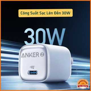 Củ sạc nhanh Anker 30W cho mọi loại điện thoại IQ PD TYPE-C - Hàng Cao Cấp