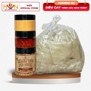 Combo Siêu Cay "Đỉnh Nóc Kịch Trần": Bánh Rìa Ủ Bơ, Ớt Rim Mật Ong, Muối Nhuyễn + Topping | COMBO 03