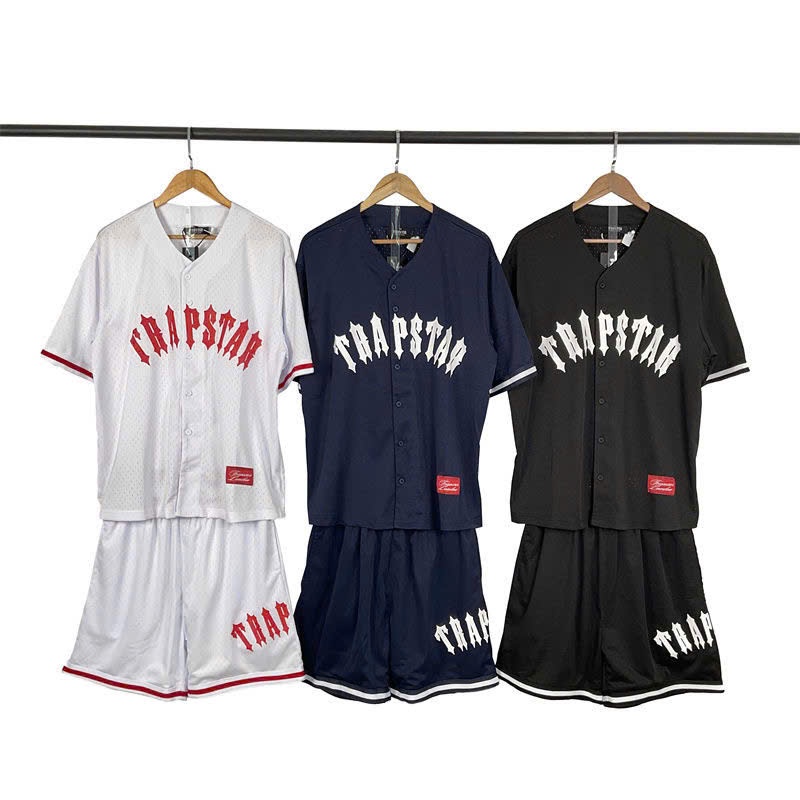 [ Order ] Set hè Trapstar London vải lưới cực mát phong cách đường phố cho nam nữ