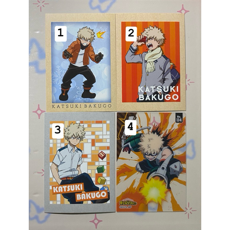 Card Katsuki Bakugo MHA <đọc kĩ mô tả bên dưới nha>