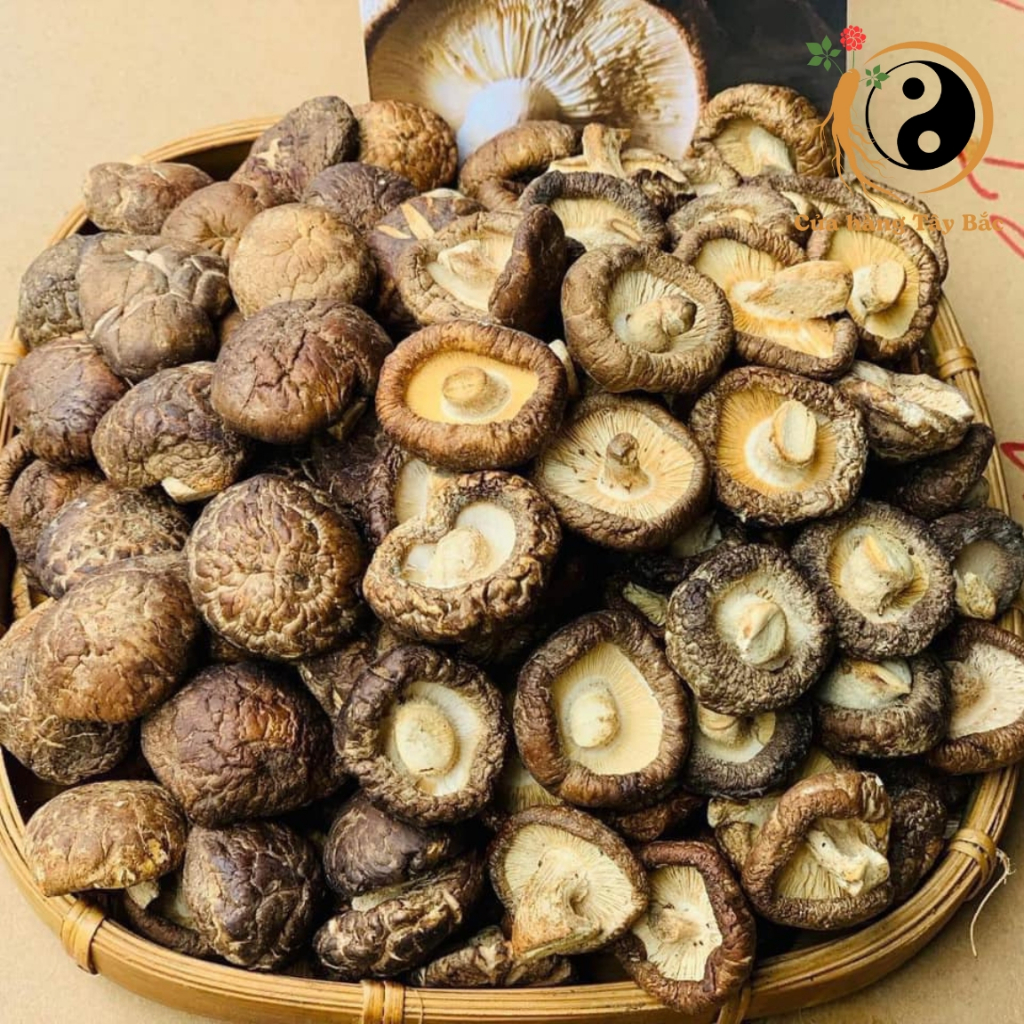 Nấm đông cô khô sấy khô loại 1 (500g, 1kg) từ nấm đông cô tươi Sapa. Đặc sản nấm đông cô, nấm hương 