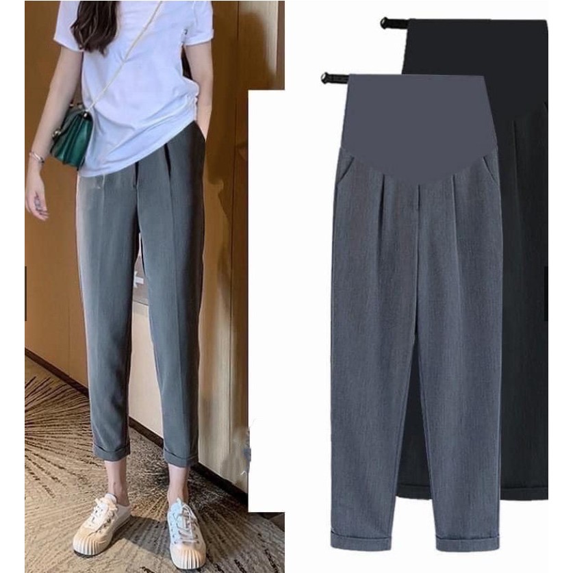 Quần Bầu Baggy Công Sở vải tuýt si cao cấp