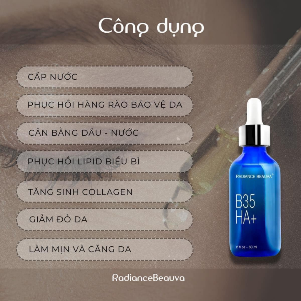 [Công ty] Serum B5 Radiance Beauva B35 HA+ Cấp Nước, Làm Dịu, Phục Hồi Cho Mọi Loại Da 30ml
