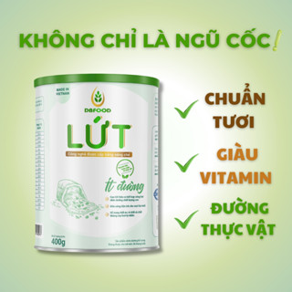 Bột gạo lứt hữu cơ mẹ bầu Lon 400g lợi sữa, giảm tiểu đường thai kì, bổ sung dinh dưỡng DBFOOD