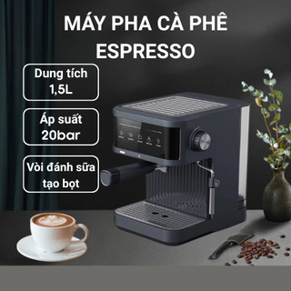  Máy pha cà phê Espresso CM868 tự động áp suất 20 bar cho gia đình văn phòng tạo bọt siêu mịn 