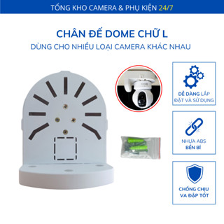 Chân đế Camera Dome chữ L nhựa ABS chịu lực, chống va đập tốt - C115