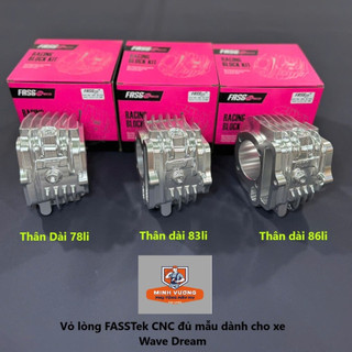 Vỏ lòng FASSTek CNC dài 78/83/86L dành cho xe Wave Dream
