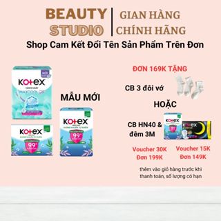 Băng Vệ Sinh Kotex Hằng Ngày Không Cánh Gói Siêu Tiết Kiệm Dài 15cm