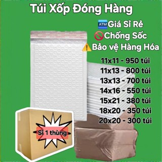  Sỉ 1 thùng túi xốp đóng hàng chống sốc Túi đóng hàng có lót bóng khí bảo vệ sản phẩm 