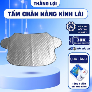  Tấm bạt che nắng kính lái ô tô chống nắng chống nóng loại dày có 3 lớp 