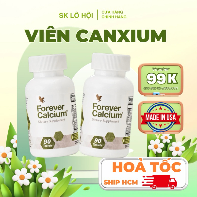 [CHÍNH HÃNG] Viên bổ sung Forever Canxium 206flp DATE 2027