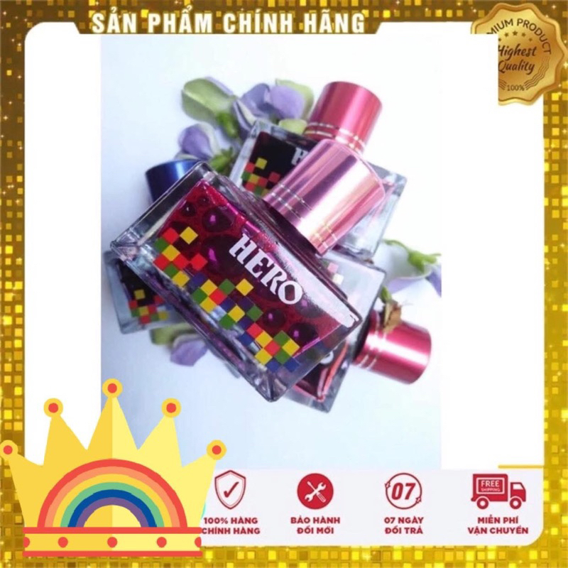 Mực Hero Cao Cấp - Mực Nhanh Khô (Màu Tím Hồng)