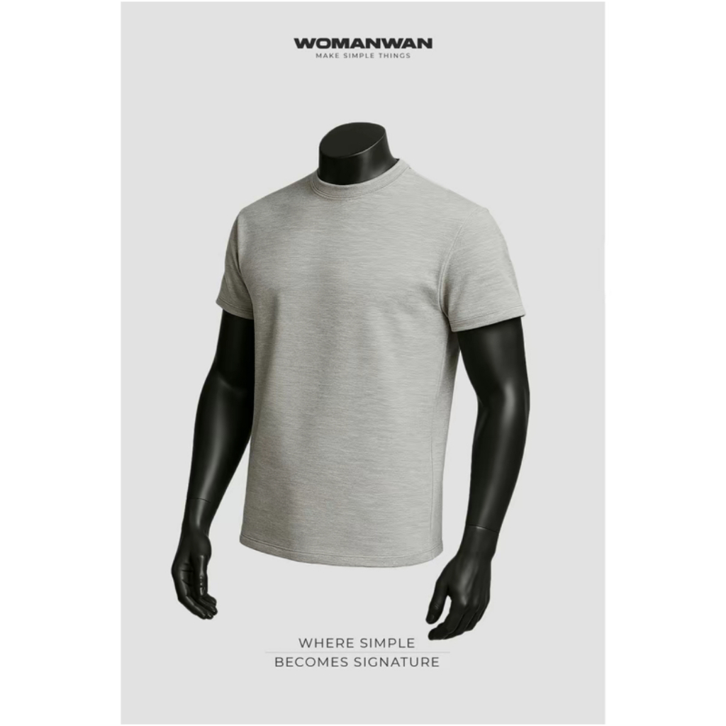 [CLEANFIT] Áo Thun Cleanfit Nam Nữ Tôn Chiều Cao Vải Chống Nhăn - WOMAN WAN Cổ Tròn Menswear | BigBuy360 - bigbuy360.vn