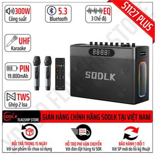 Loa Bluetooth SODLK S1127 Plus 300W DSP Siêu Trầm Karaoke Trợ Giảng Bản Nâng Cấp Của SODLK S1314 S1116 S1115 S520